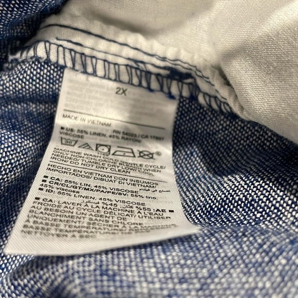 NWT Women’s xxl linen pants. Very comfortable material. Perfect for summer - Picture 4 of 5